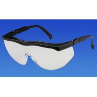 Pro-Vision Bifocal, Black Frame, Clear Lens. 1.0 Diopter